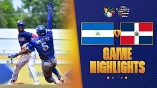 Highlights Nicaragua Vs Dominican Republic Wbsc U-15 Baseball World Cup