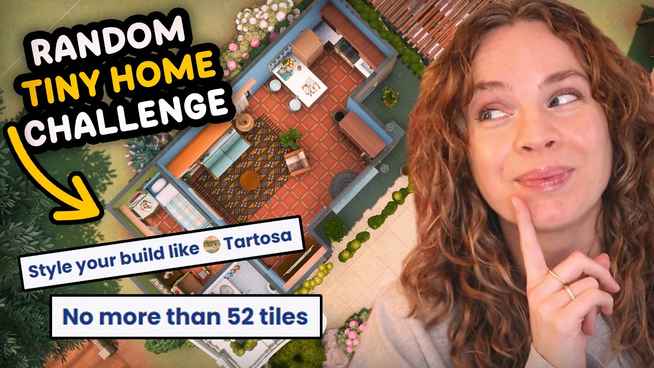 I let a RANDOM TINY HOME GENERATOR decide my build in The Sims 4