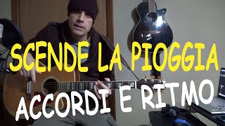 Video thumbnail of "Scende la pioggia  -  Chitarra accordi e ritmo  - Gianni Morandi"