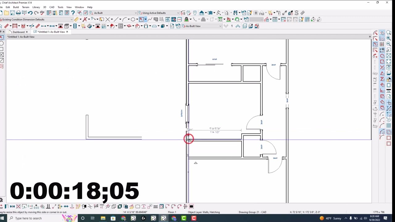 Bonus Tip Compare Wall Hatching tool vs Polyline Chief Architect