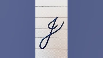 How to Write Cursive Capital J | Beginner’s Guide & Writing Practice #shorts
