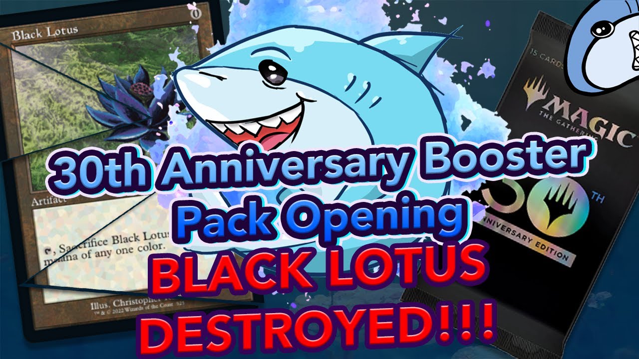 Black Lotus Opened & Destroyed!!! | 30th Anniversary Booster Pack Opening |  MTG Fake Opening