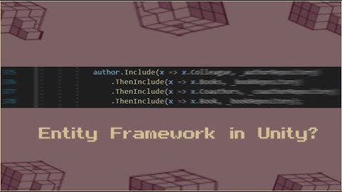 GRU - SQLite ORM in Unity