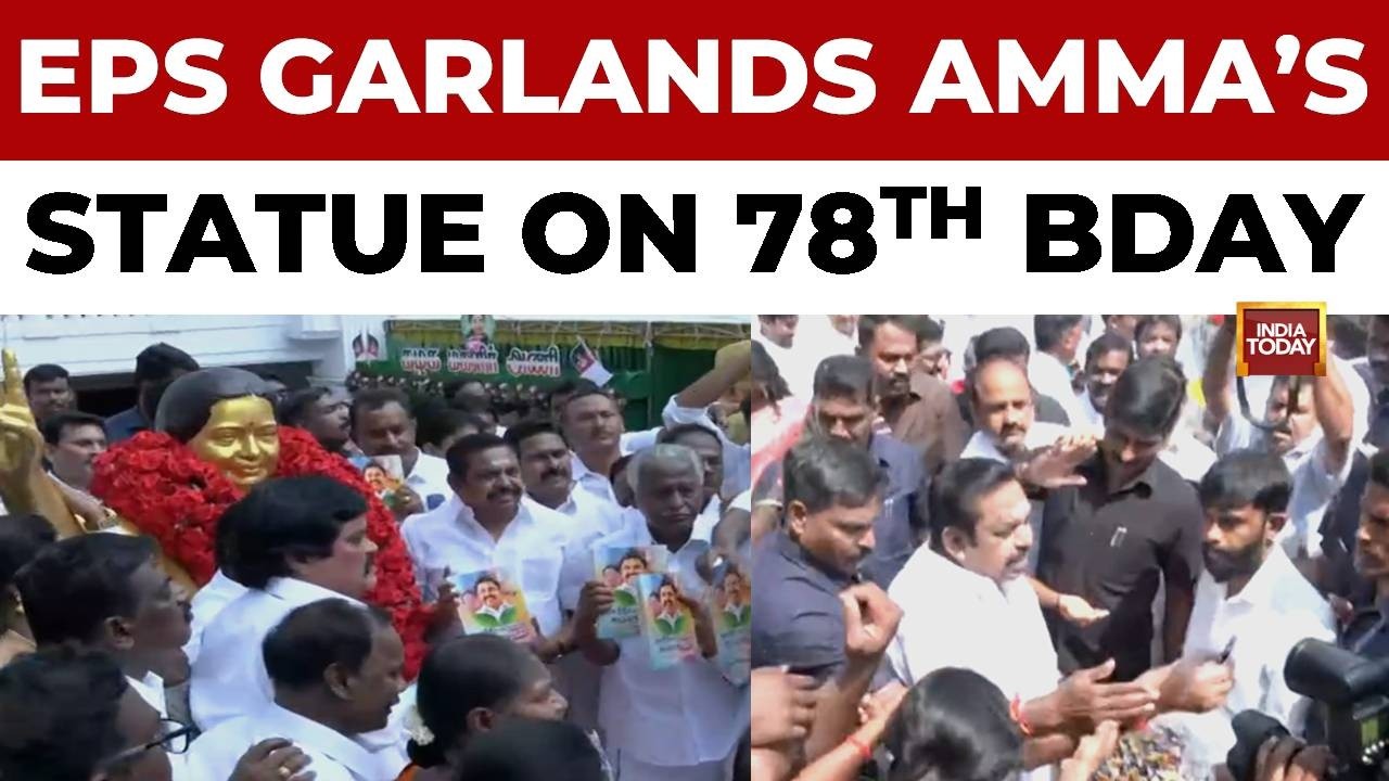 AIADMK Marks Jayalalithaa's 78th Birth Anniversary; Sasikala Hints At Good News | India Today News