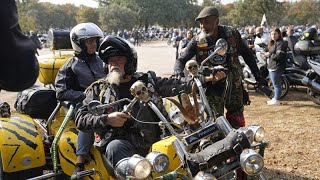 Tens of thousands of motorcyclists gathered at Portuguese shrine to get helmets blessed