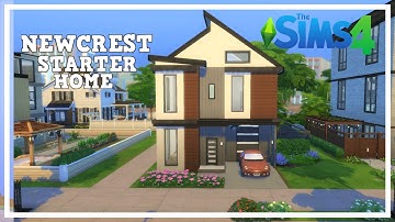 Modern Starter Home | Newcrest : My Save File | The Sims 4