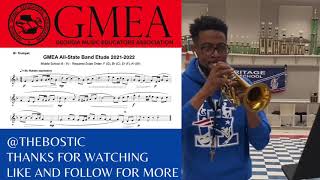 2021-2022 GMEA Middle School Trumpet Lyrical Etude