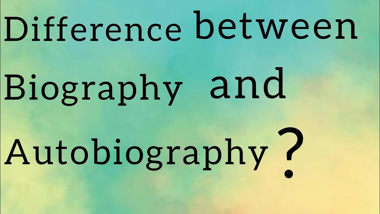 what is the difference between biography and documentary