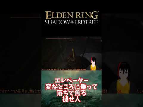 【ELDEN RING DLC】エレベーターの変なところに乗って落ちて焦る褪せ人【長月紅葉】#eldenring  #エルデンリング #ゲーム実況 #dlc