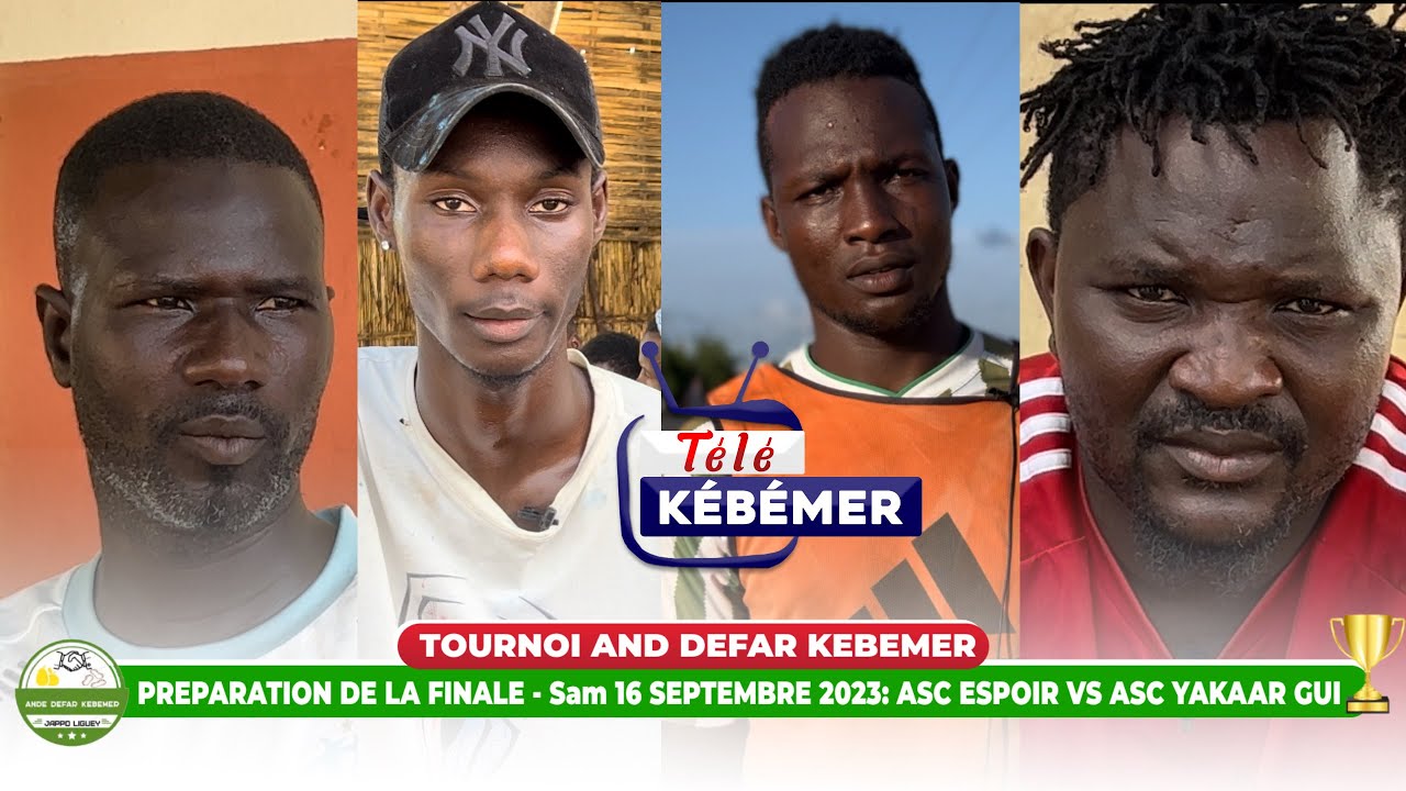 Préparation de la grande finale And défar Kébémer/ Asc Espoir VS Asc Yakaar Gui édition 2023: