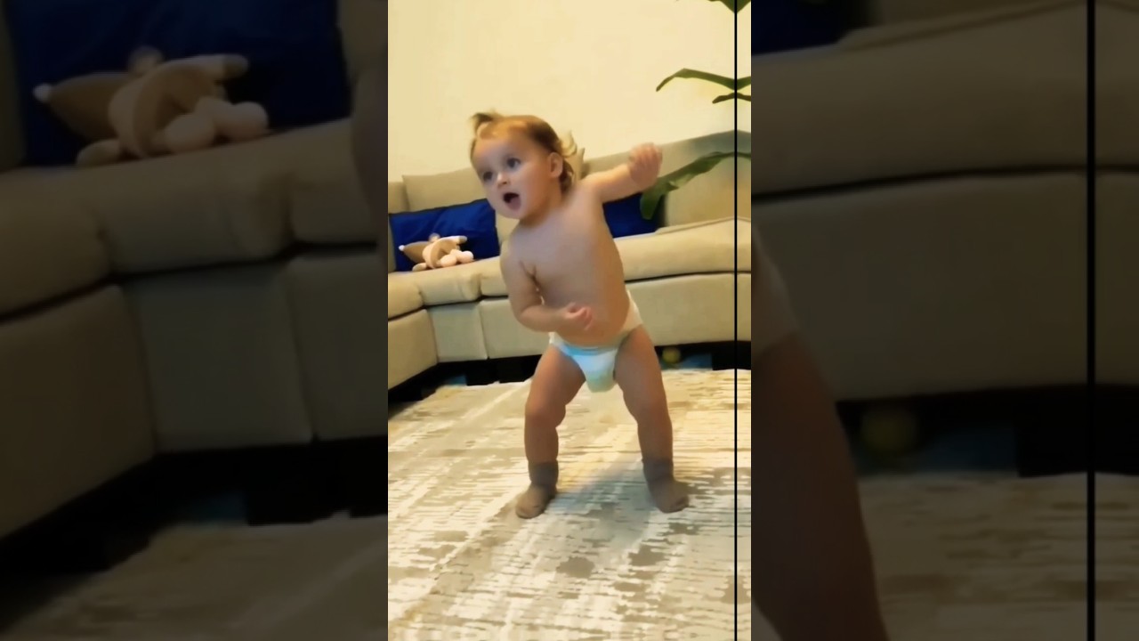 Cute Baby Dancing Video  kids  baby  dance  shorts