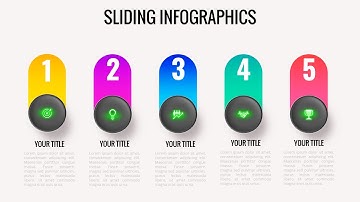 Create 5 Rectangular Options Infographic Slide in PowerPoint