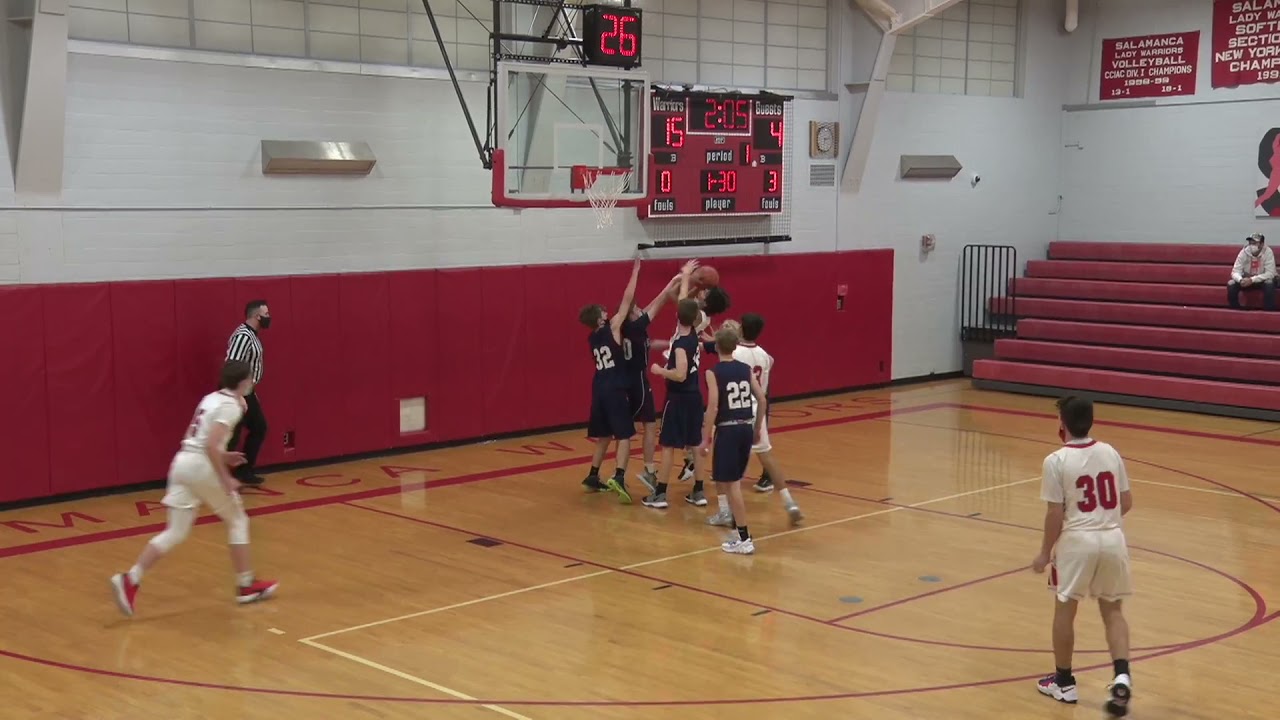 Salamanca Warriors JV BOYS BASKETBALL VS CHAUTAUQUA LAKE December 1