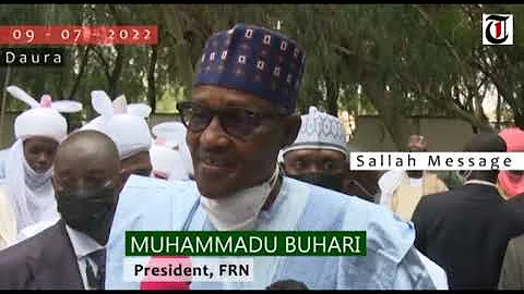 SALLAH MESSAGE: Nigeria's problem is for people to be productive - Buhari