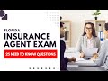 Life and Health Insurance Agent Exam Florida - Practice Test Prep (25 Need to Know Questions)