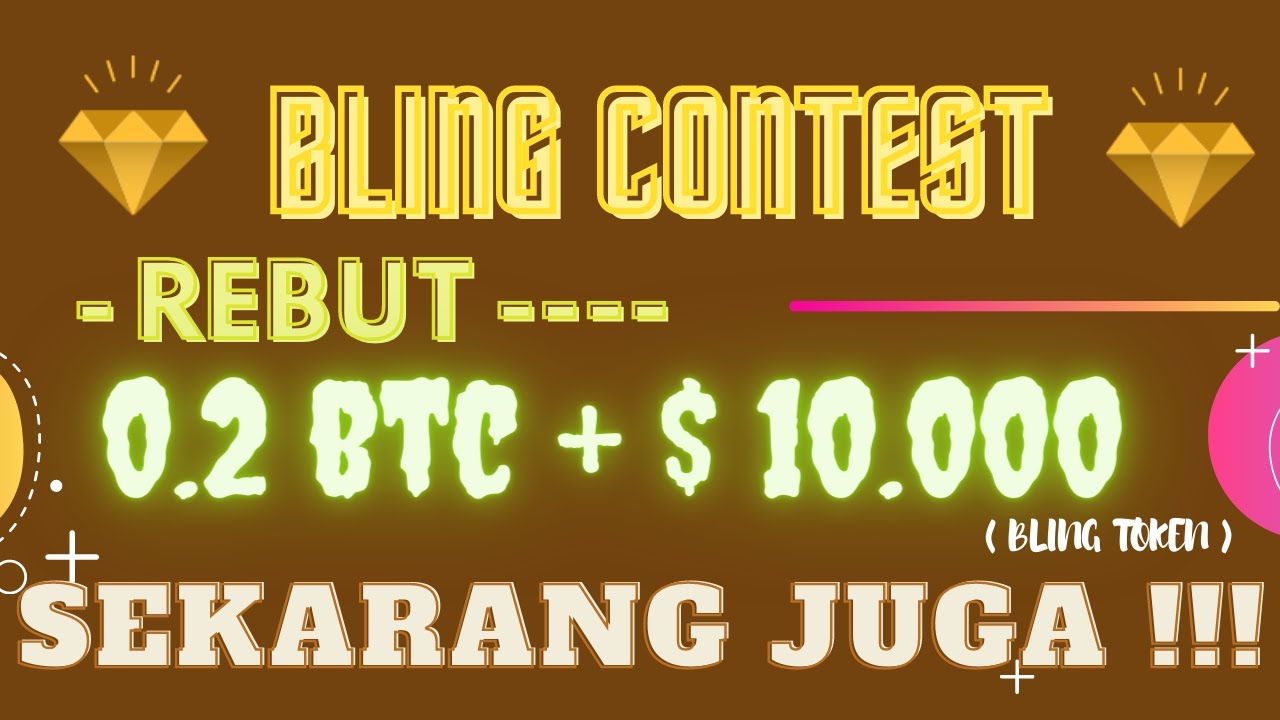 🤞BLING FINANCE NEW AIRDROP🤞 RAIH BONUS 0.2 BTC + $ 10.000 OF BLING ...