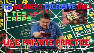 MEMBER ONLY EXCLUSIVE LIVE PLAY ALONG MUST BE YT MEMBER  // Follow IG @aleonTCS #crapslive #craps