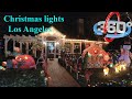 Christmas lights  Los Angeles VR 360