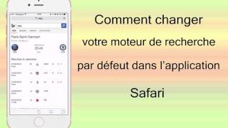 Tuto Safari: comment changer votre moteur de recherche par défaut dans l'application safari