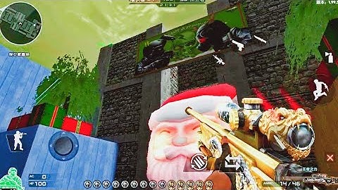 CROSSFIRE MOBILE OFFLINE | AWM INFERNAL DRAGON NOBLE | CHRISTMAS MAP | OFFLINE FPS ANDROID GAMEPLAY