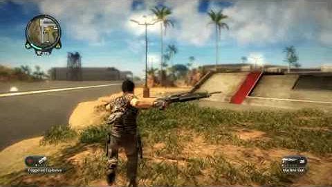 Just Cause 2 video - Fun with grappling hook + planes