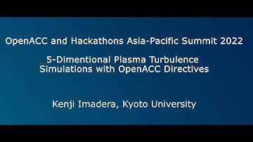 5-Dimentional Plasma Turbulence Simulations with OpenACC Directives