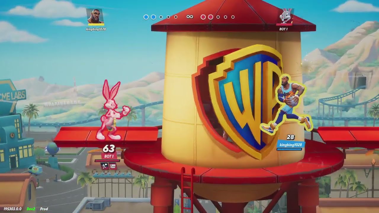 MultiVersus Lebron James Vs Bug Bunny.