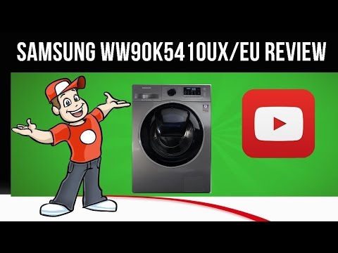 Samsung WW90K5410UX/EU - Washing Machine - WW90K5410UX/EU Review