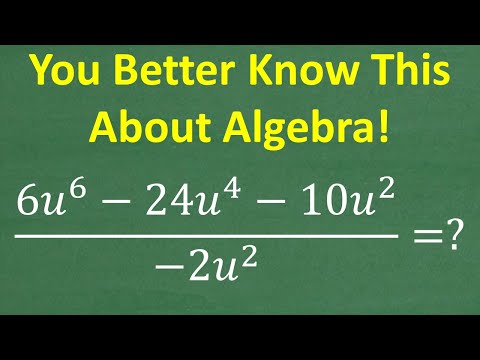 Factor Polynomials – GCF (Greatest Common Factor) Better Know This In ALGEBRA!