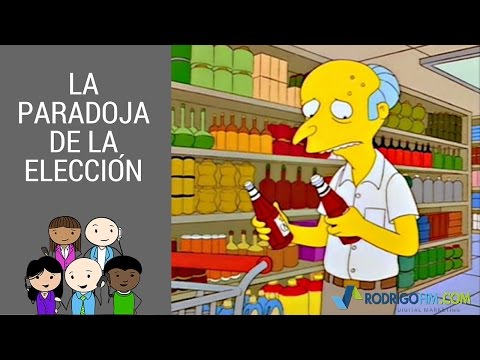 La Paradoja de la Elección // Psicologia del Consumidor