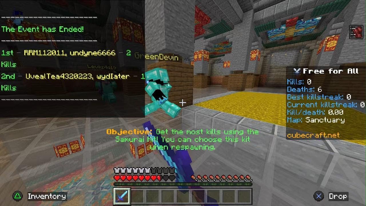 Minecraft Cubecraft for the first time - YouTube