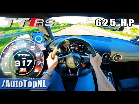 625HP AUDI TT RS *317KMH* on AUTOBAHN [NO SPEED LIMIT] by AutoTopNL