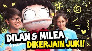 REAKSI DILAN & MILEA NONTON TRAILER SI JUKI THE MOVIE