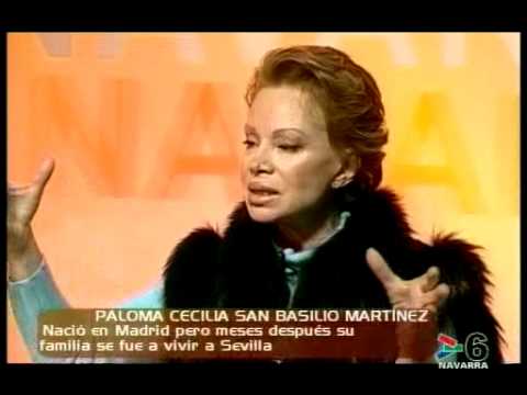 PALOMA SAN BASILIO - CARA A CARA - 10 MARZO DE 2010 - CANAL 6 NAVARRA