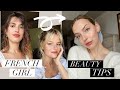 french girl beauty tips | makeup, skincare and hair