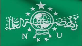 Animasi Bendera Nahdhotul Ulama Berkibar free download