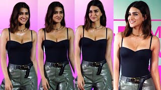 Kriti Sanon 🔥 Looks Stunning 😍 In Bold 🥰 Outfit At #Teribaatonmeinaisauljhajiya Screening