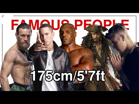 Video: Cebrity s výškou 172 cm