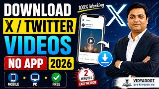 How to Download Twitter (X) Videos | Download X Videos Without Any App (2026) screenshot 1