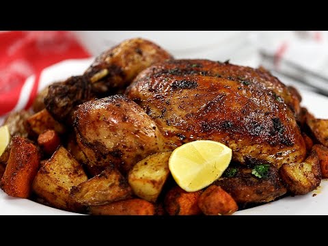 Video: How To Cook Whole Roasted Chicken In The Oven