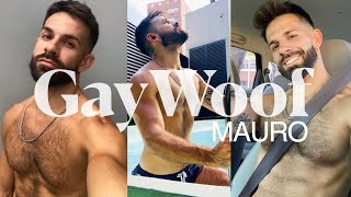 Hairy and fit MAURO a stylist from Argentina Gay lifestyle and fitness models by GayWoof