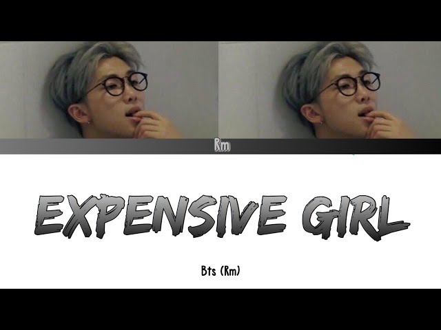 BTS (RM) - Expensive Girl (Color Coded Lyrics Han/Rom/Eng) class=