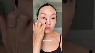 If you haven't tried *THIS* concealer hack, you're missing out! ✨🤯#concealerhack #settingsprayhack