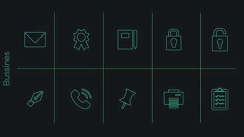 Modern Animated Icons Library (Videohive After Effects Templates)