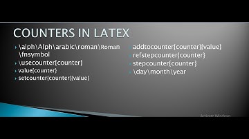 Counters in latex|usecounter|setcounter|addcounter|stepcounter|refstepcountr|day,month,year in latex
