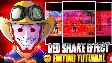 @BONEX4_FF Red Shake effect editing tutorial ✨😱 | Bonex FF ki tarah editing kaise kare ⚡