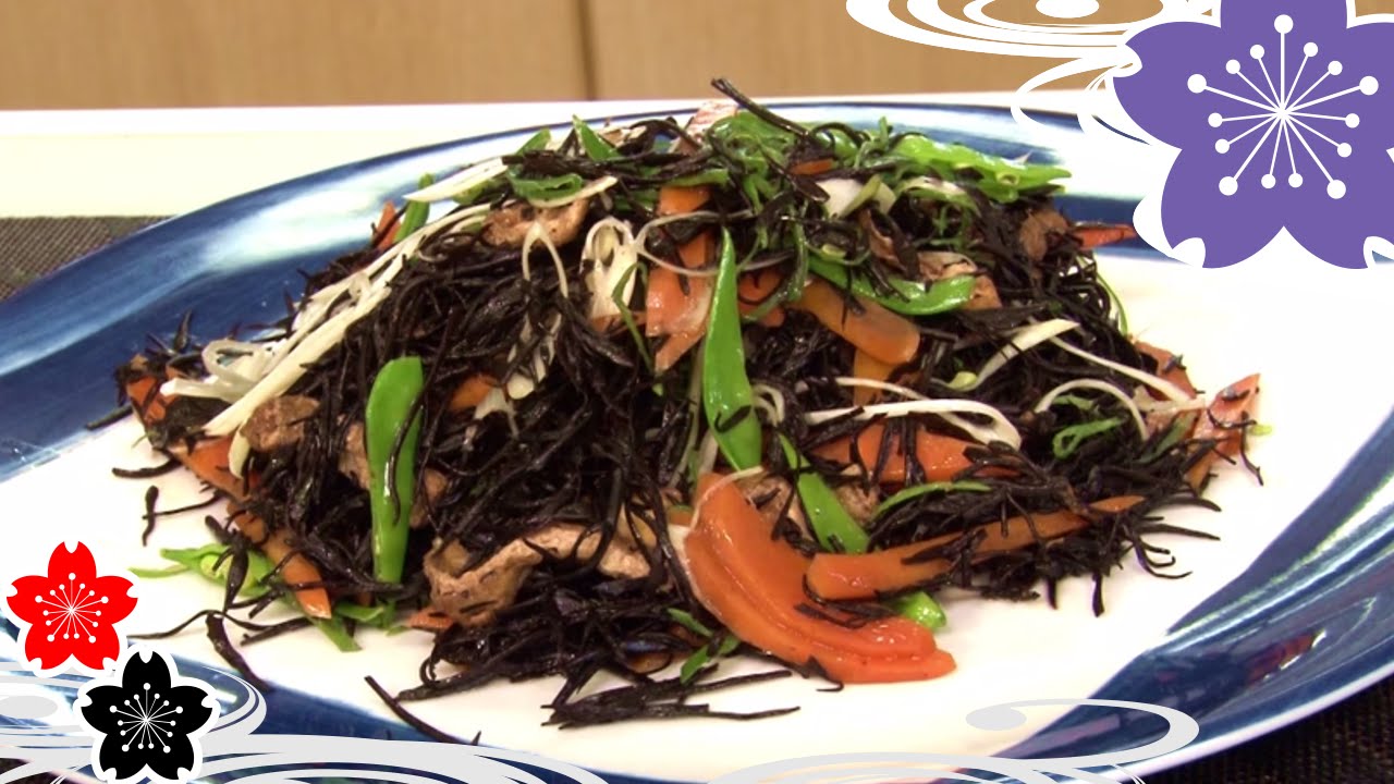 Boiled Hijiki✿Japanese Food Recipes TV