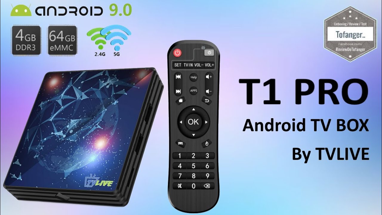 T1 Pro Box Tv Android Tvlive Android Tv Box 9 0 4gb Ram 64gb Ott Tv Box Rk3318 Unboxing Youtube