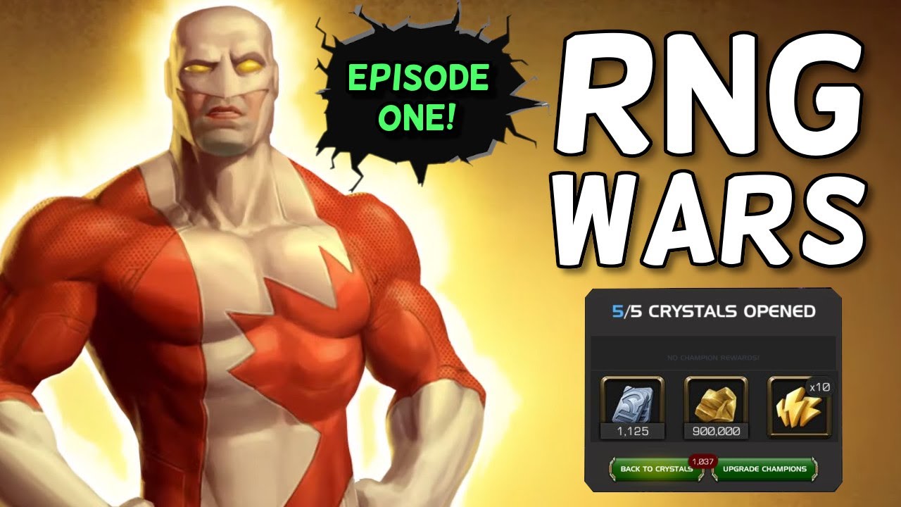 450K Battlechips! Unit RNG from Arena Crystals | RNG Wars Episode 1 | Marvel Contest of Champions