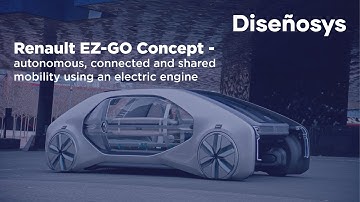 Renault EZ-GO Concept - autonomous, connected and shared mobility using an electric engine